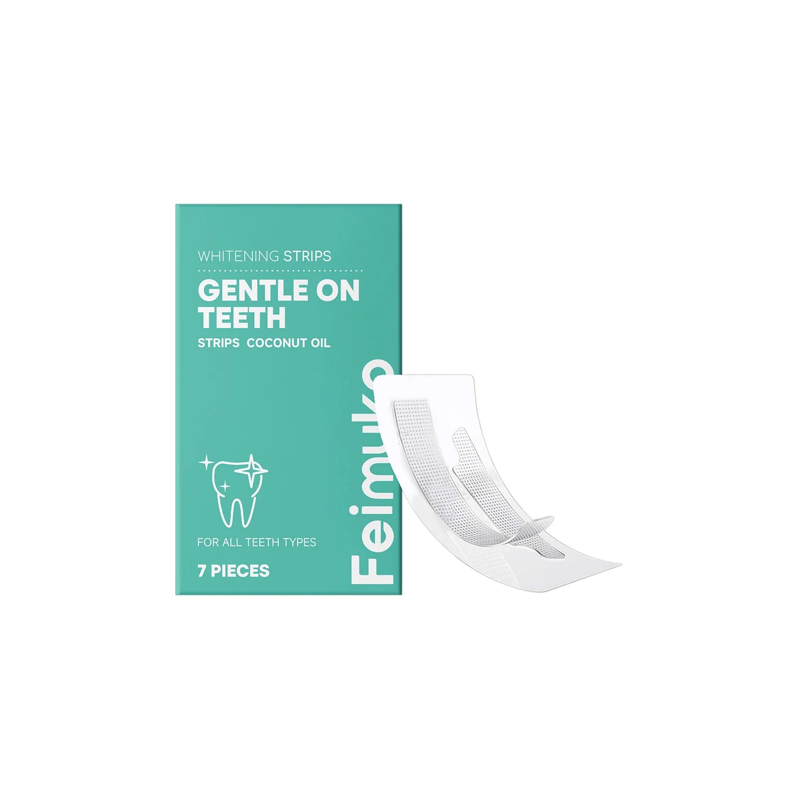 Bandes Blanchissantes Dents à l’Huile de Coco – Réduction des Taches et Soin Dentaire à Domicile