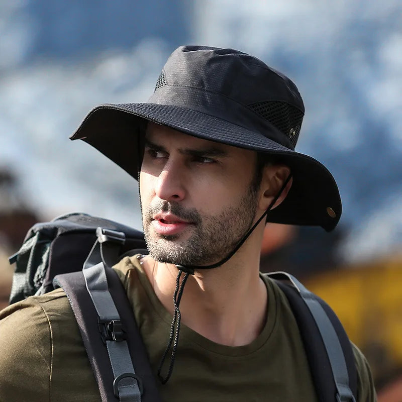 Chapeau anti-UV UPF50+ — Respirant et confortable