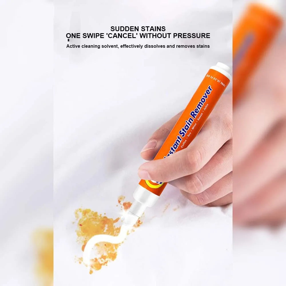 Lot 3 stylos détachants instantanés — sans eau, café, sauce, jus, 10ml