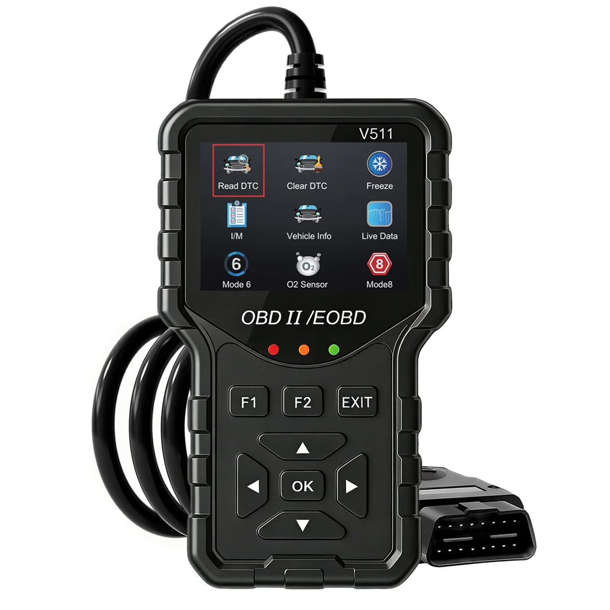 Outil Diagnostic Auto OBD2 V511 – Lecteur de Codes Moteur, Testeur de Batterie & Données en Temps Réel