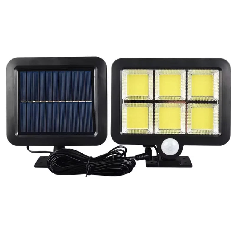 2x Lampe LED solaire à clips détection intelligente