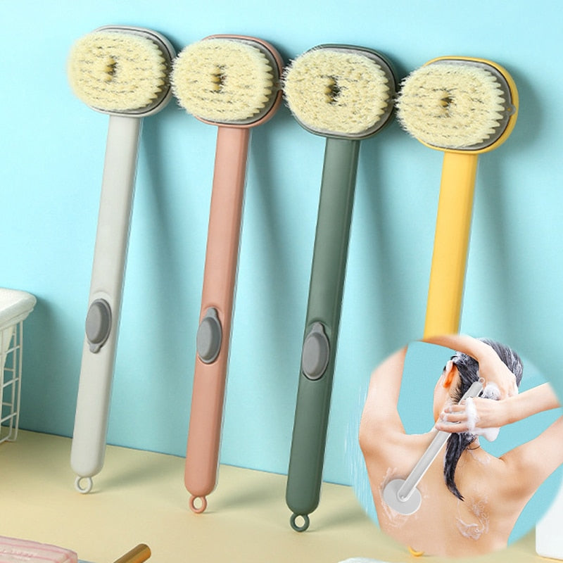 Brosse de massage et bain à manche long