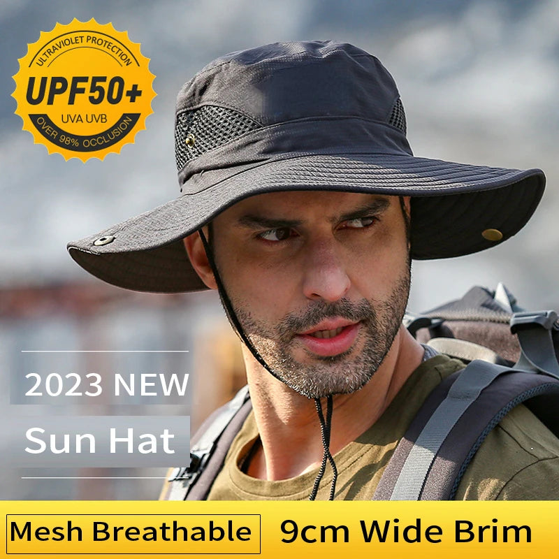 Chapeau anti-UV UPF50+ — Respirant et confortable