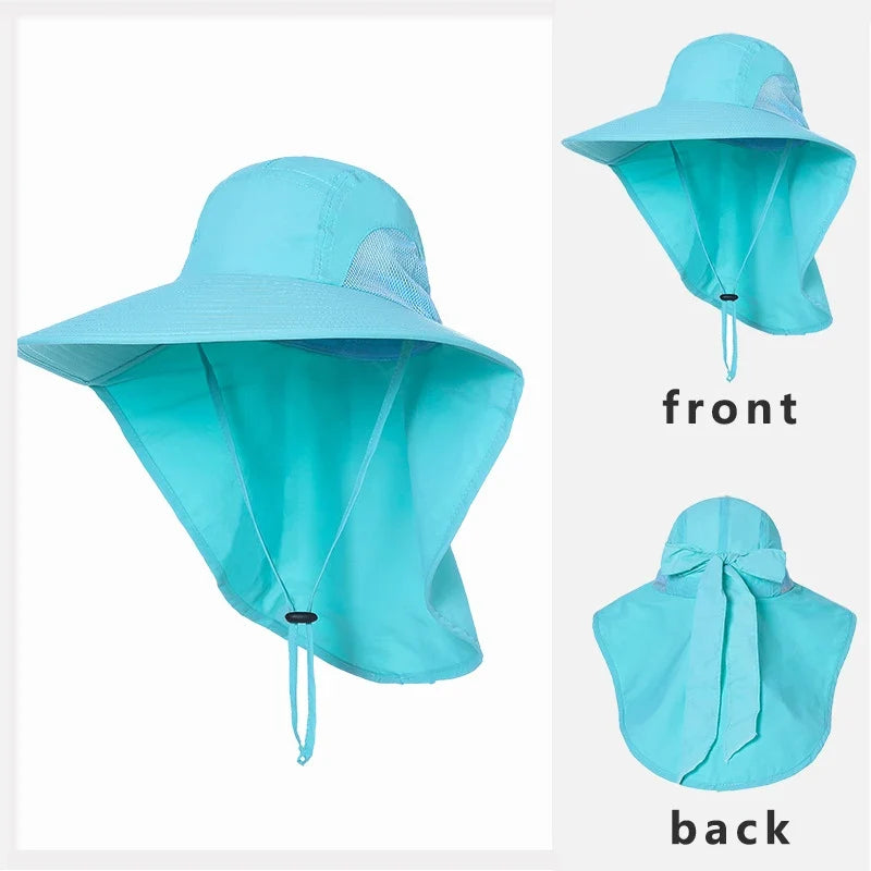 Chapeau d'été avec noeud papilon - Anti-UV à séchage rapide