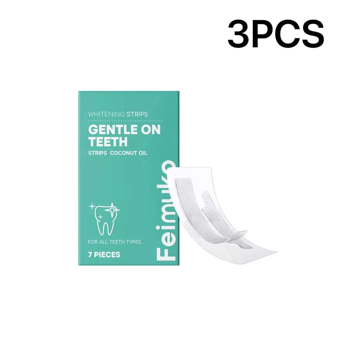 Bandes Blanchissantes Dents à l’Huile de Coco – Réduction des Taches et Soin Dentaire à Domicile