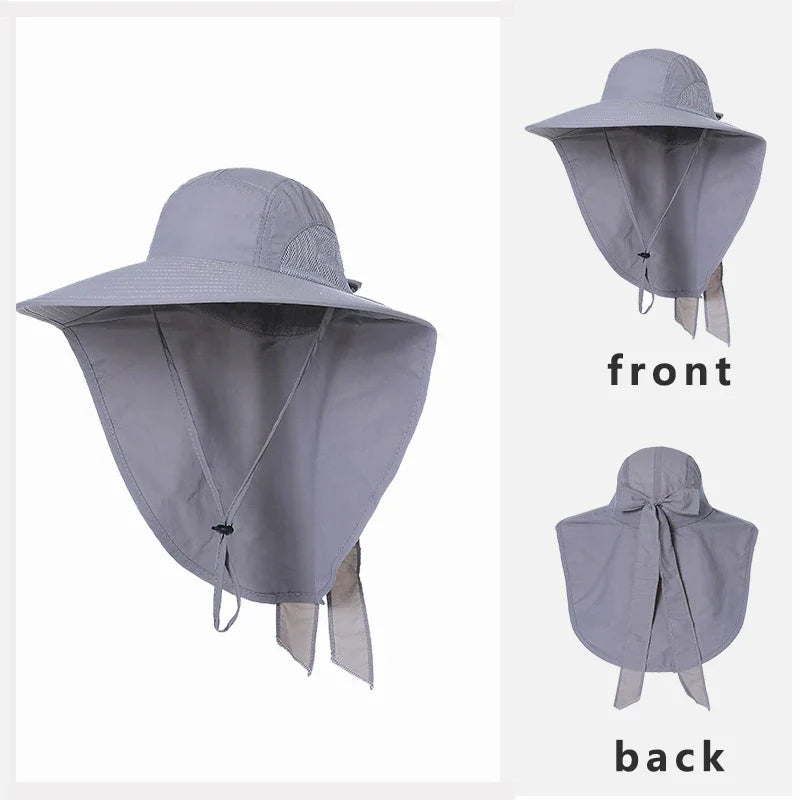 Chapeau d'été avec noeud papilon - Anti-UV à séchage rapide