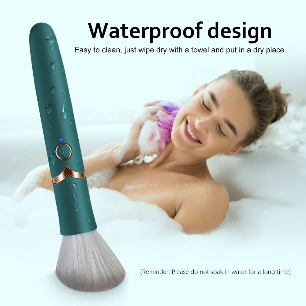 HOTBRUSH - Vibromasseur pinceau de maquillage chauffant