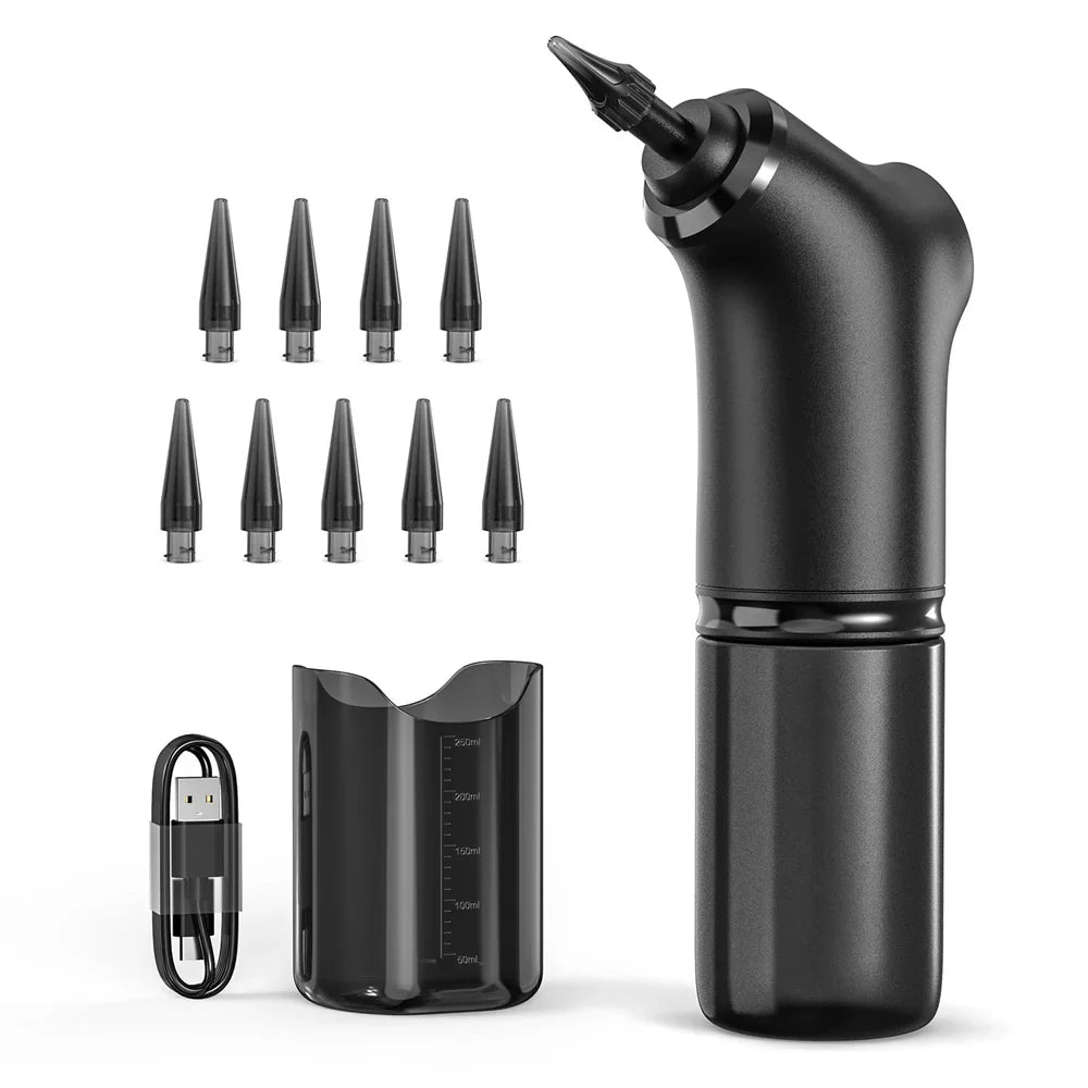 Kit de nettoyage d'oreille électrique - 4 modes de pression