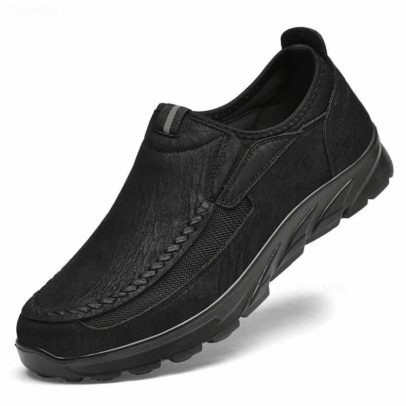 Chaussures Slip-on en Cuir PU - Homme