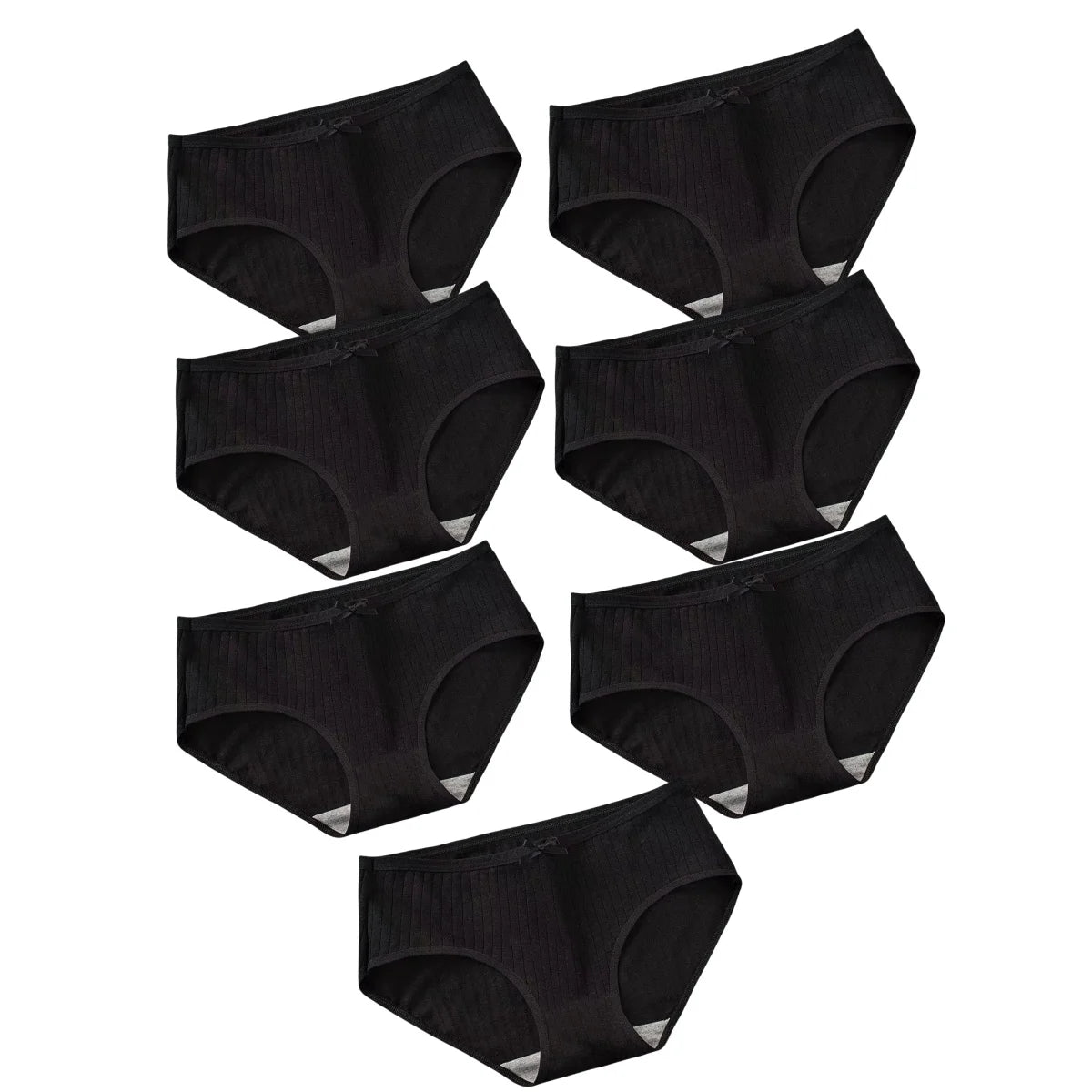 Lot de 7 Culottes en Coton Côtelé - Confort Intime