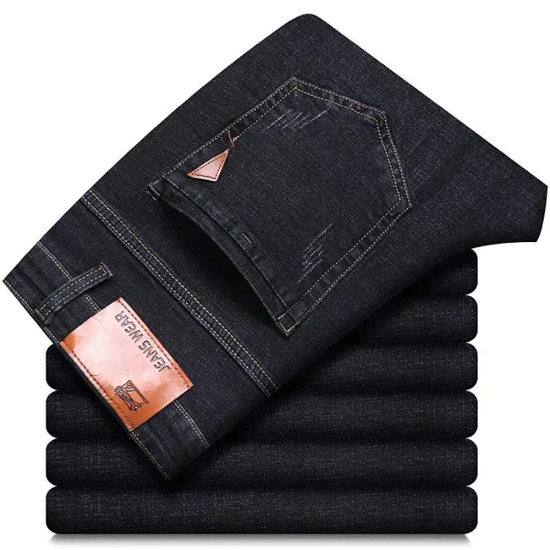 Jean Denim Coupe Droite Extensible - Homme