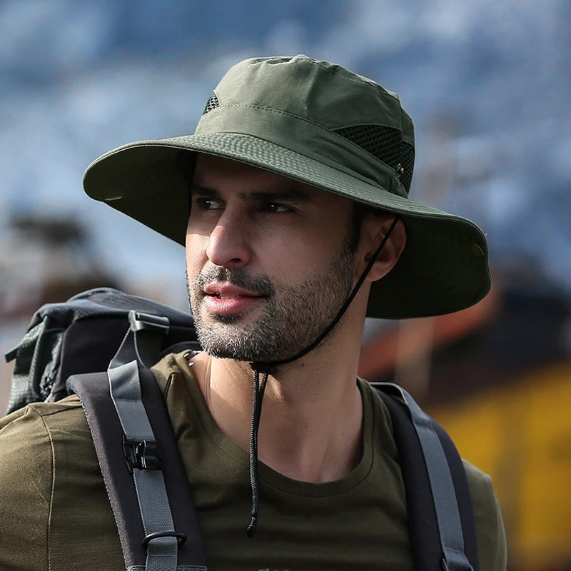 Chapeau anti-UV UPF50+ — Respirant et confortable