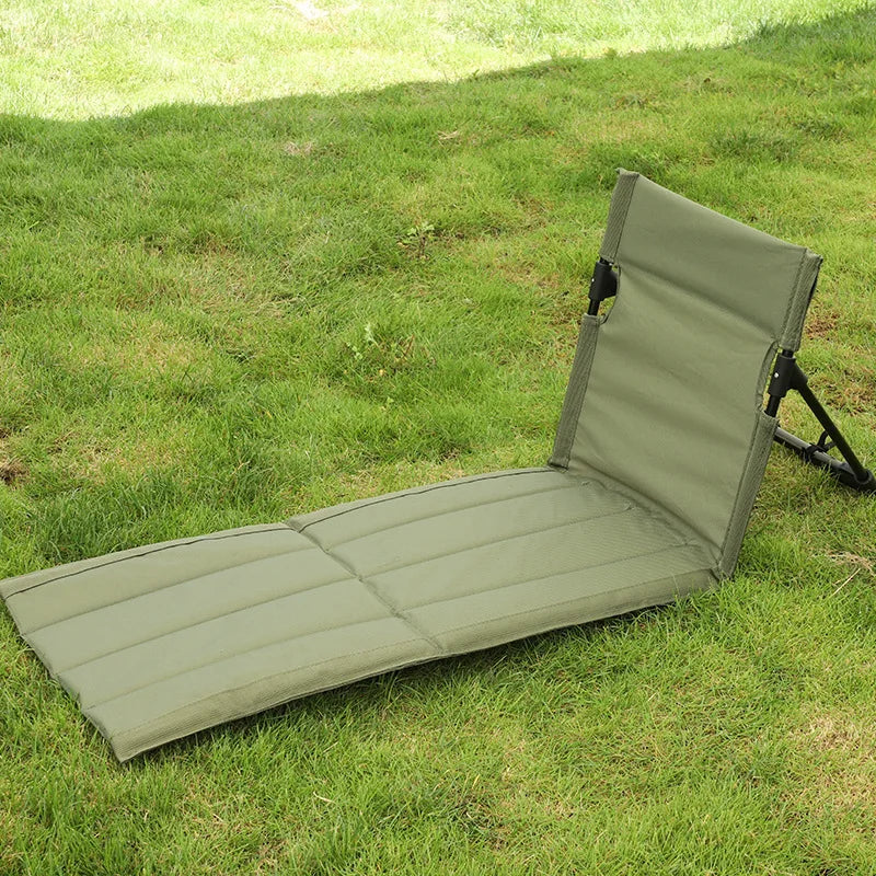 Chaise Bain de Soleil Pliante en Tissu Oxford – Fauteuil Outdoor Confort pour Jardin et Camping