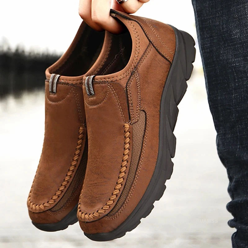 Chaussures Slip-on en Cuir PU - Homme