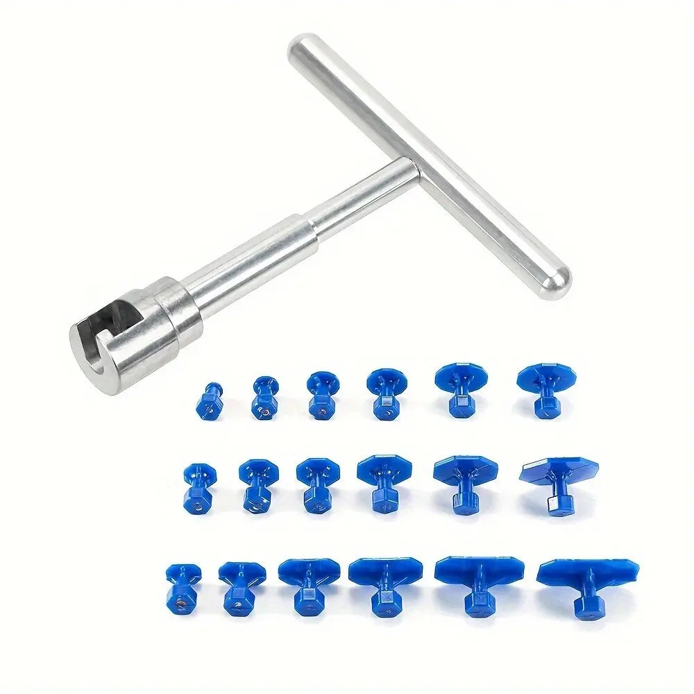 Ensemble Outils à Main Débosselage – Ventouses + Pistolet à Colle
