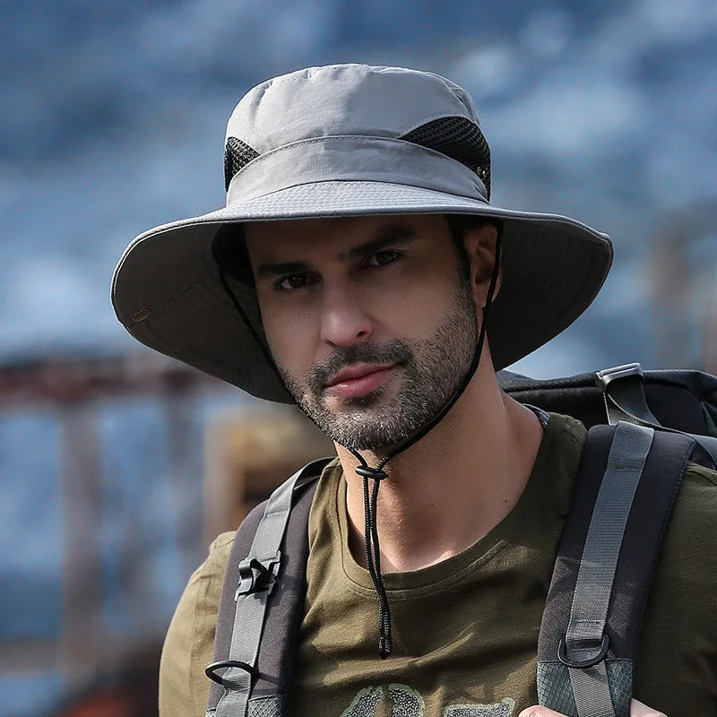 Chapeau anti-UV UPF50+ — Respirant et confortable