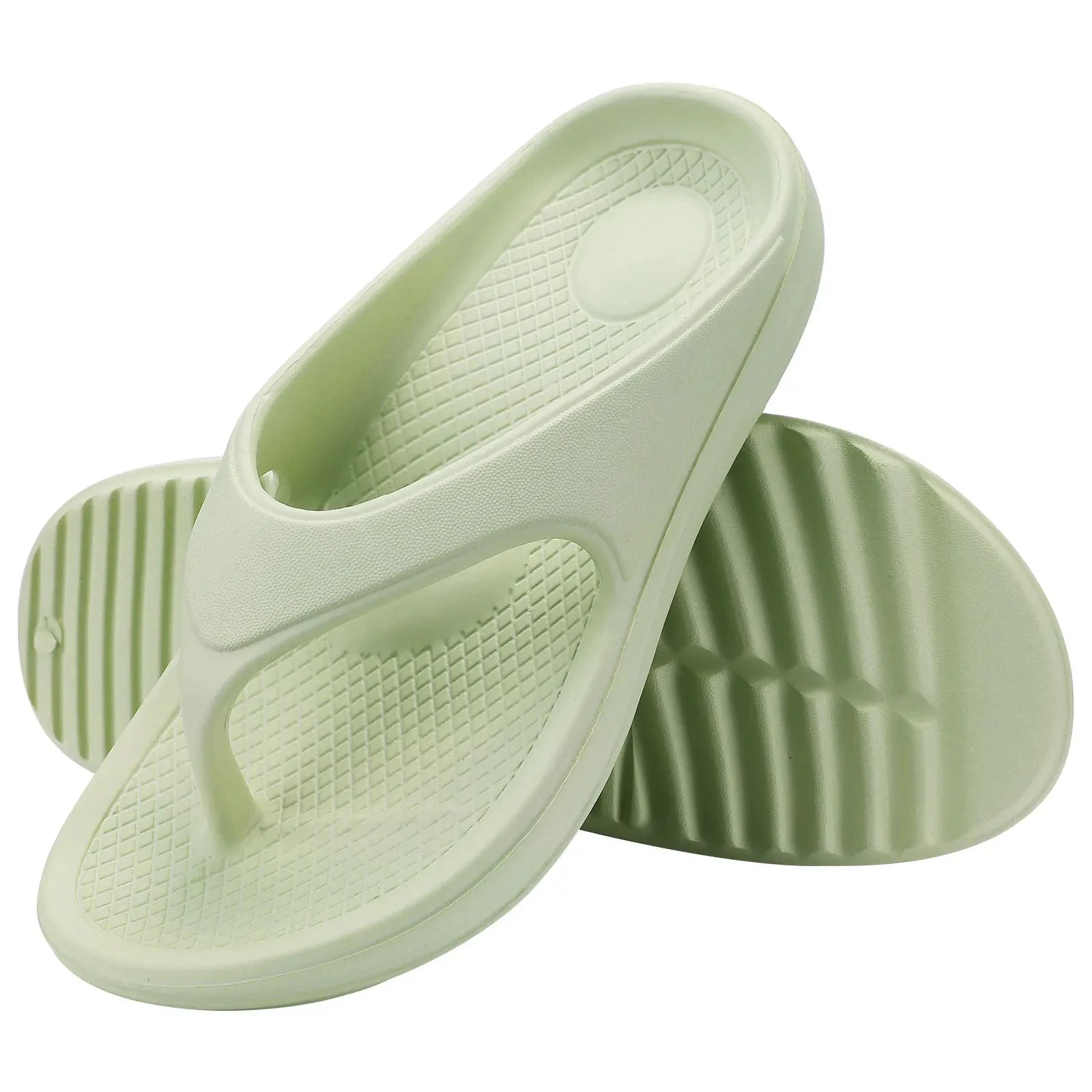 Sandales plates orthopédiques antidérapantes — femme, usage maison, plage et extérieur