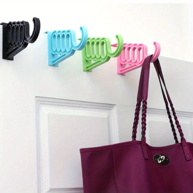 2x Porte-Manteau à Fixation Sans Perçage – Pour Porte ou Armoire + 1 OFFERT