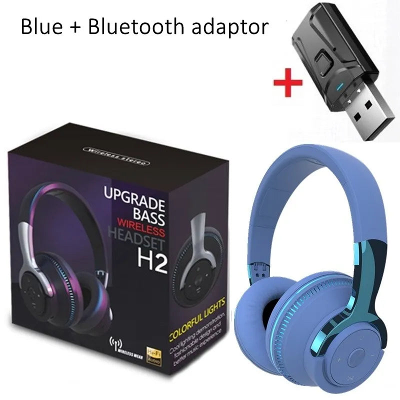 Casque sans-fil pour TV et ordinateur avec adaptateur USB - SUPER BASS