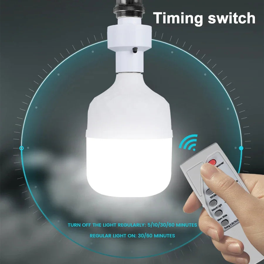 Douille LED E27 avec Télécommande et Minuterie