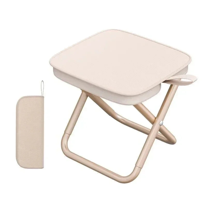 2x Mini Tabouret pliant - Ultra compact