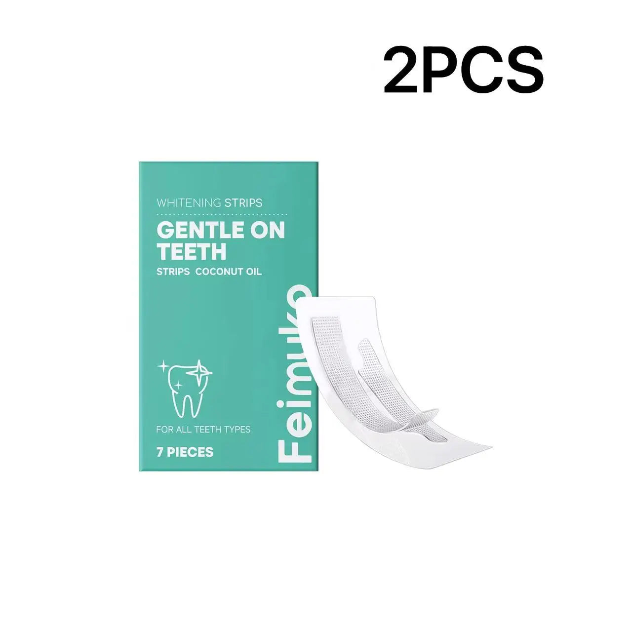Bandes Blanchissantes Dents à l’Huile de Coco – Réduction des Taches et Soin Dentaire à Domicile