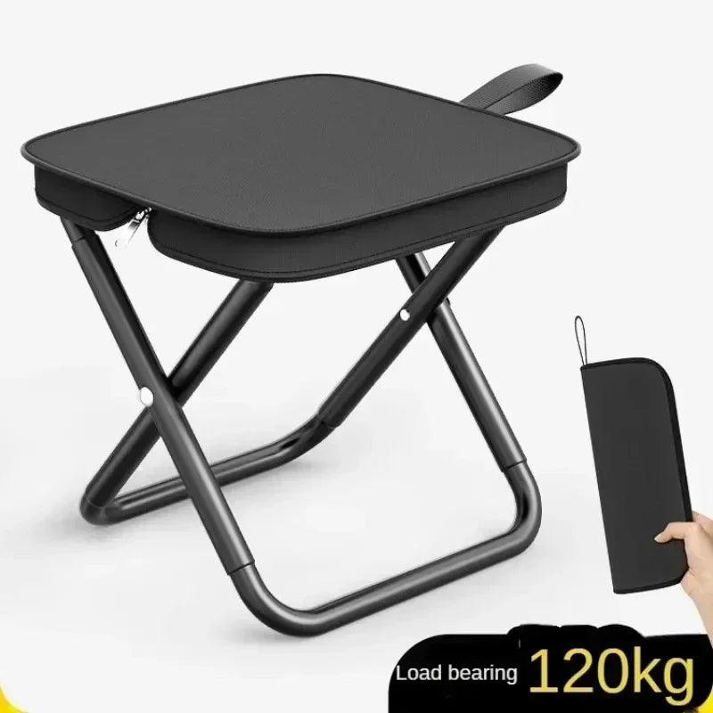 2x Mini Tabouret pliant - Ultra compact