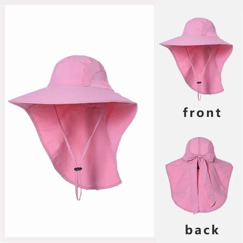Chapeau d'été avec noeud papilon - Anti-UV à séchage rapide