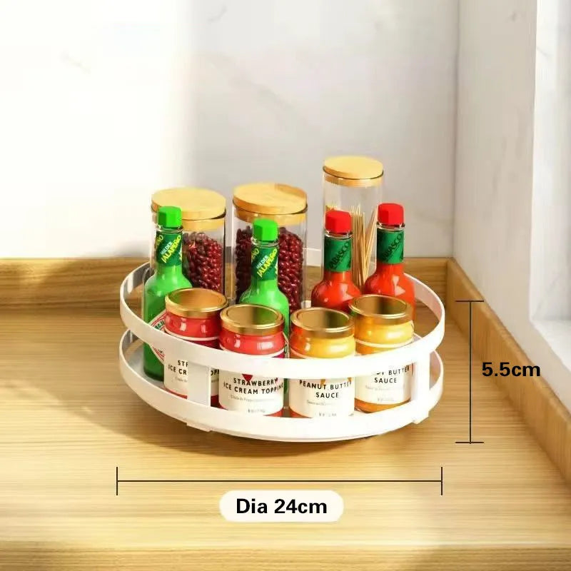 Rangement d'angle rotatif multicouche pour cuisine