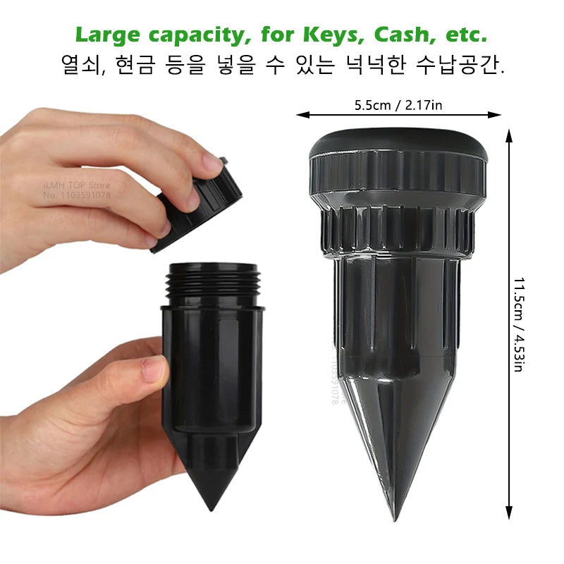 Cache-Clé de Jardin Discret et Réaliste - 1 Acheté = 1 Offert
