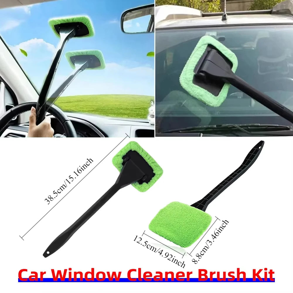 Kit Anti-Buée pour Pare-Brise de Voiture – Raclette Microfibre OFFERTE + 3 MOPS
