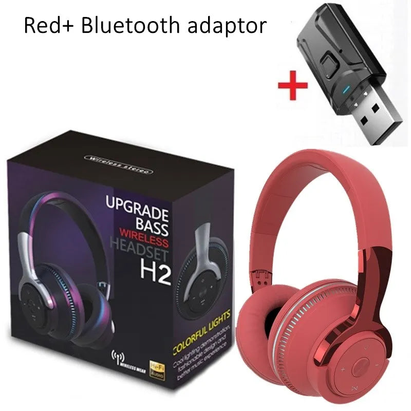 Casque sans-fil pour TV et ordinateur avec adaptateur USB - SUPER BASS