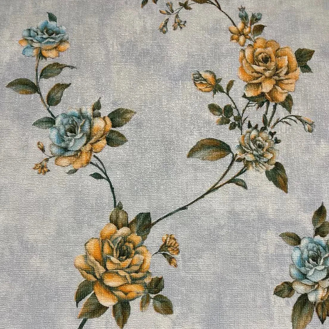 Pivoine bleue dorée / 1Pcs50cmX3m,Pivoine bleue dorée / 1Pcs50cmX10m