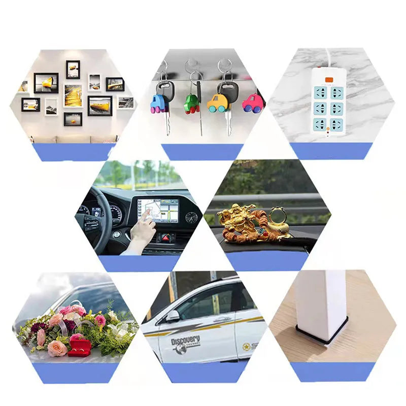 Adhésif Double Face Puissant et Discret pour Objets Lourds