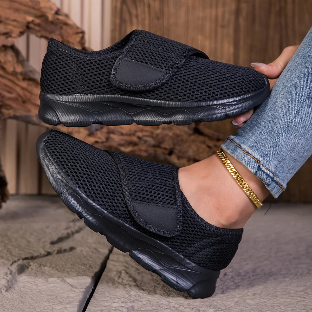 Chaussures Pied Large Antidérapantes – Style & Aération