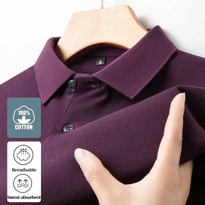Polo Casual Chic en Coton Respirant Style Golf - Homme