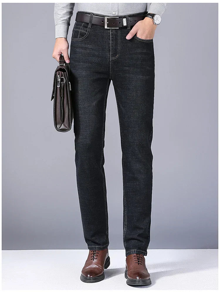 Jean Denim Coupe Droite Extensible - Homme