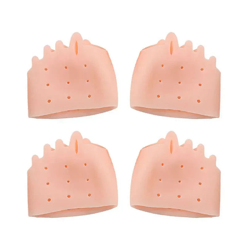 4x Coussinets en Silicone pour l'avant-pied - Alignement des orteils