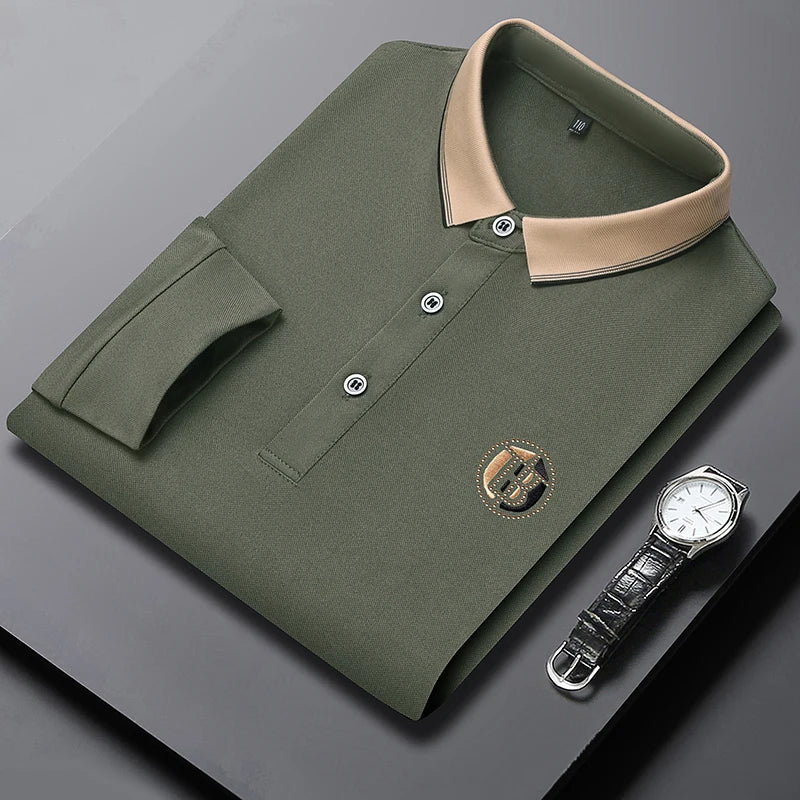 Polo italien avec logo brodé - Homme