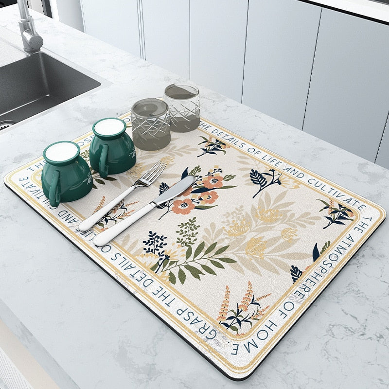 Tapis Absorbant Séchage Rapide