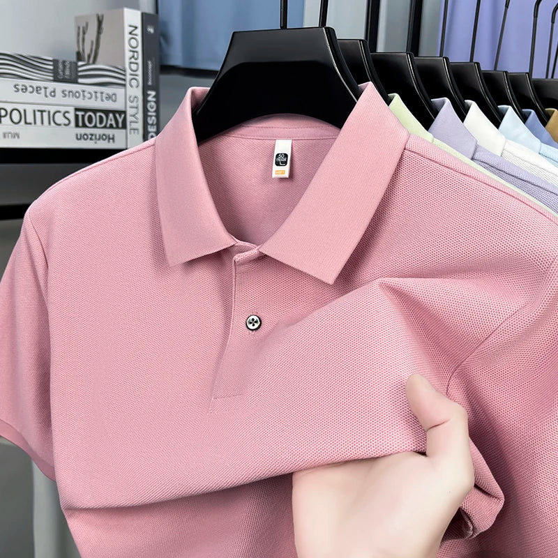 Polo Casual Chic en Coton Respirant Style Golf - Homme