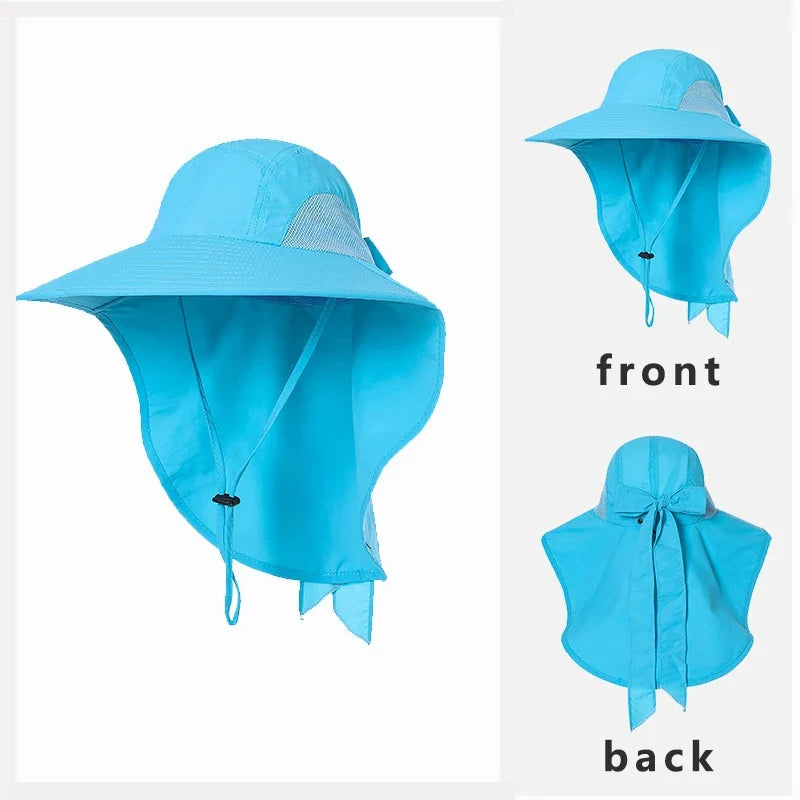Chapeau d'été avec noeud papilon - Anti-UV à séchage rapide