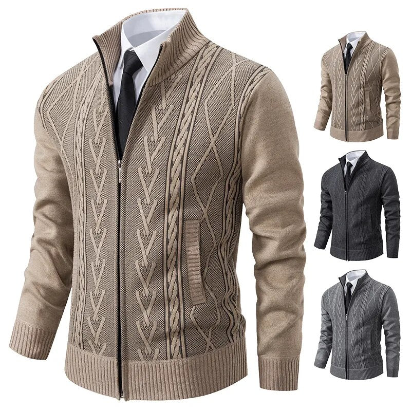 Gilet élégant avec fermeture zip pour homme - automne hiver