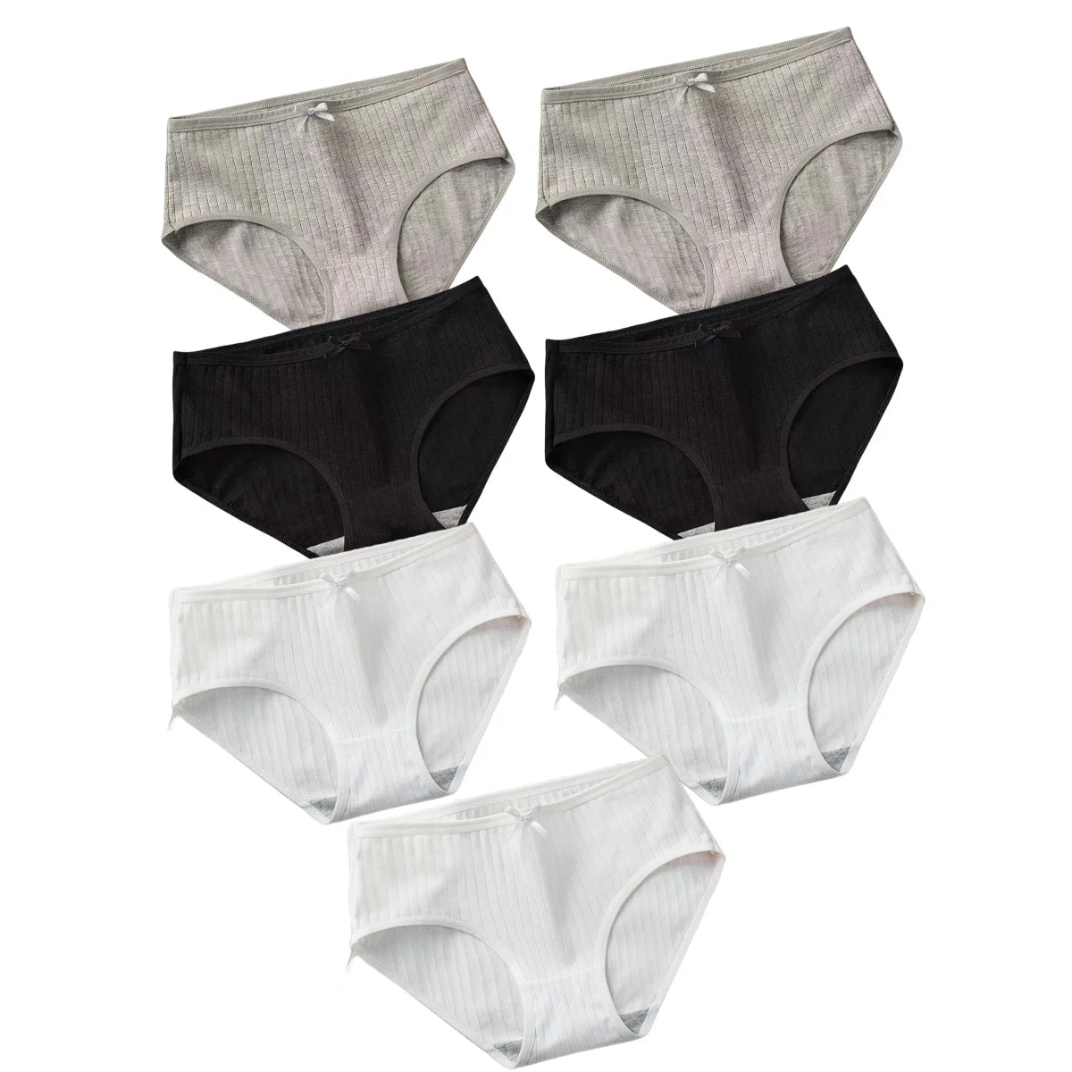 Lot de 7 Culottes en Coton Côtelé - Confort Intime
