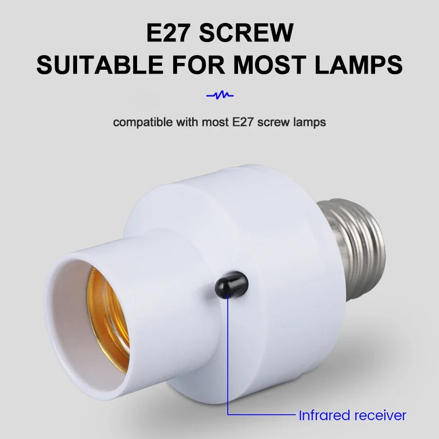 Douille LED E27 avec Télécommande et Minuterie