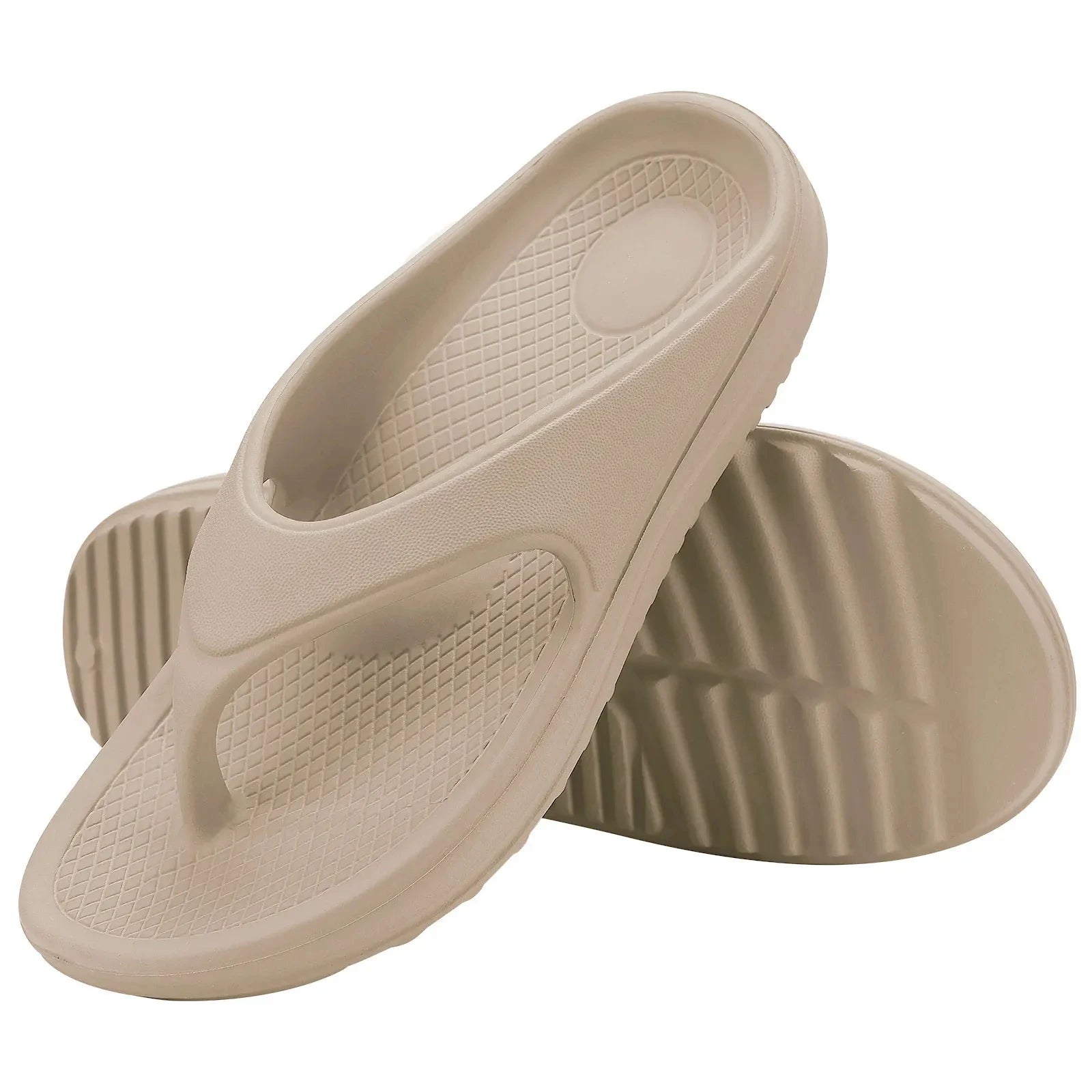 Sandales plates orthopédiques antidérapantes — femme, usage maison, plage et extérieur