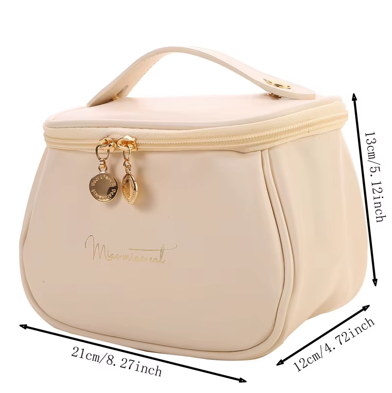 PU Leather Toiletry Bag - Practicality & Large Capacity