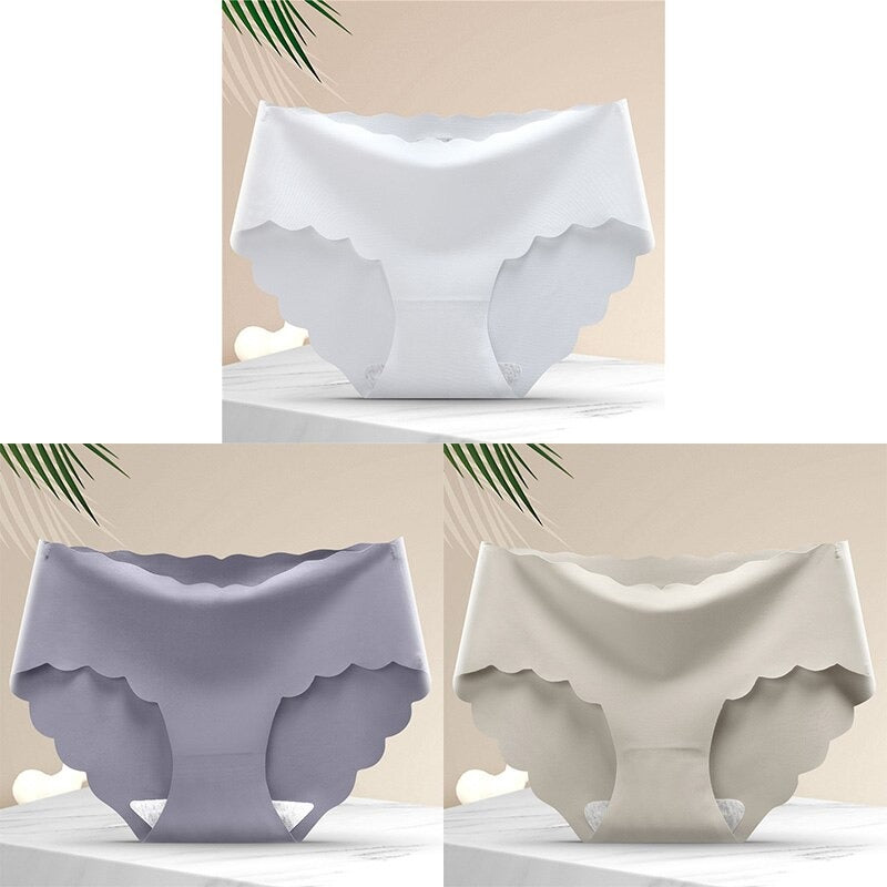 Lot de 3 culottes sans coutures et élastiques