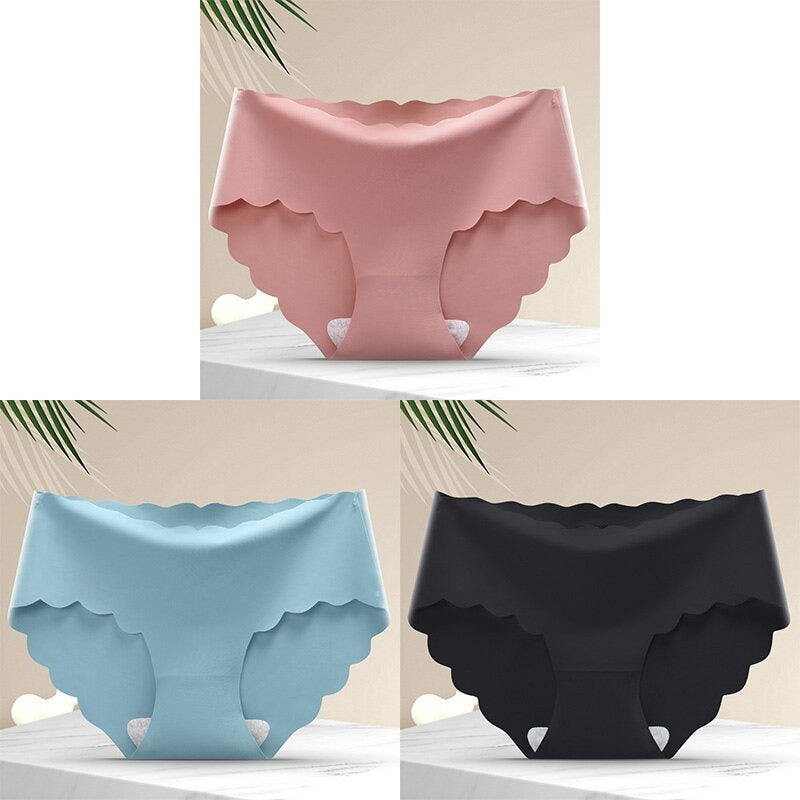 Lot de 3 culottes sans coutures et élastiques