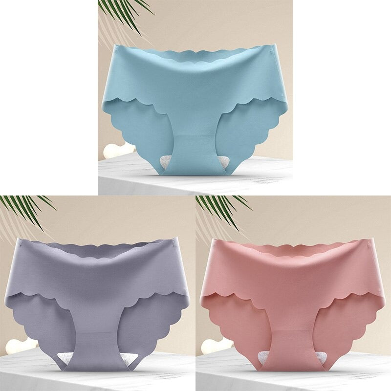 Lot de 3 culottes sans coutures et élastiques